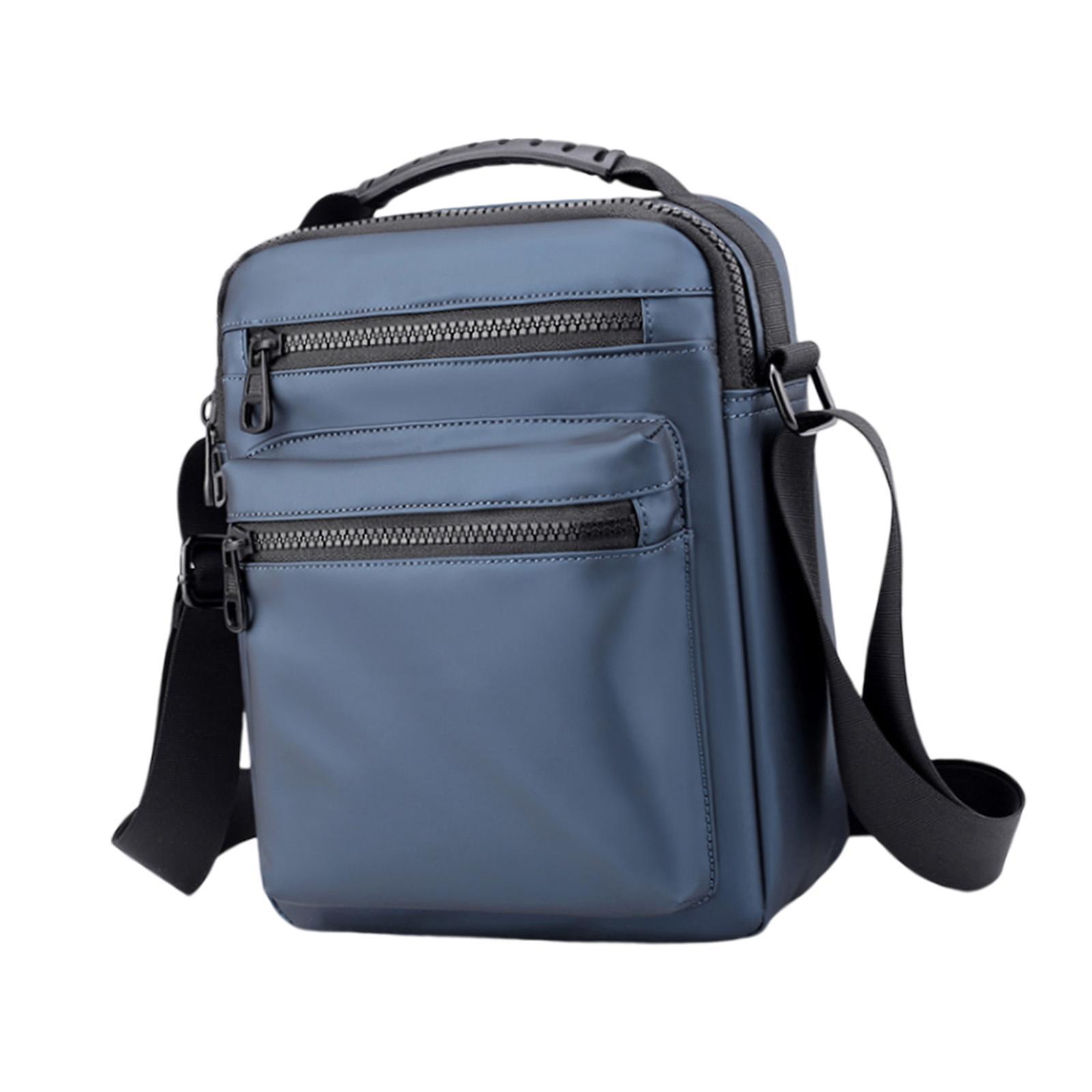 Men's Bag Shoulder Bags Gift for Family Friends Zipper Birthday Party Utility Cross Body Bag Satchel Bag for Traveling Work Hiking