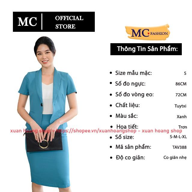 Bộ Vest Nữ Blazer Đẹp Kiểu Dáng Công Sở Mc Fashion Tav388