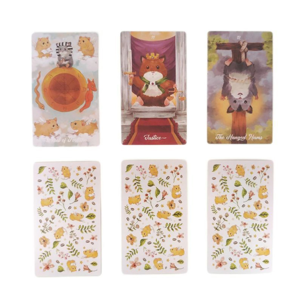 Bộ bài Hams Tarot 78 lá bài 7x12 Cm tặng đá thanh tẩy