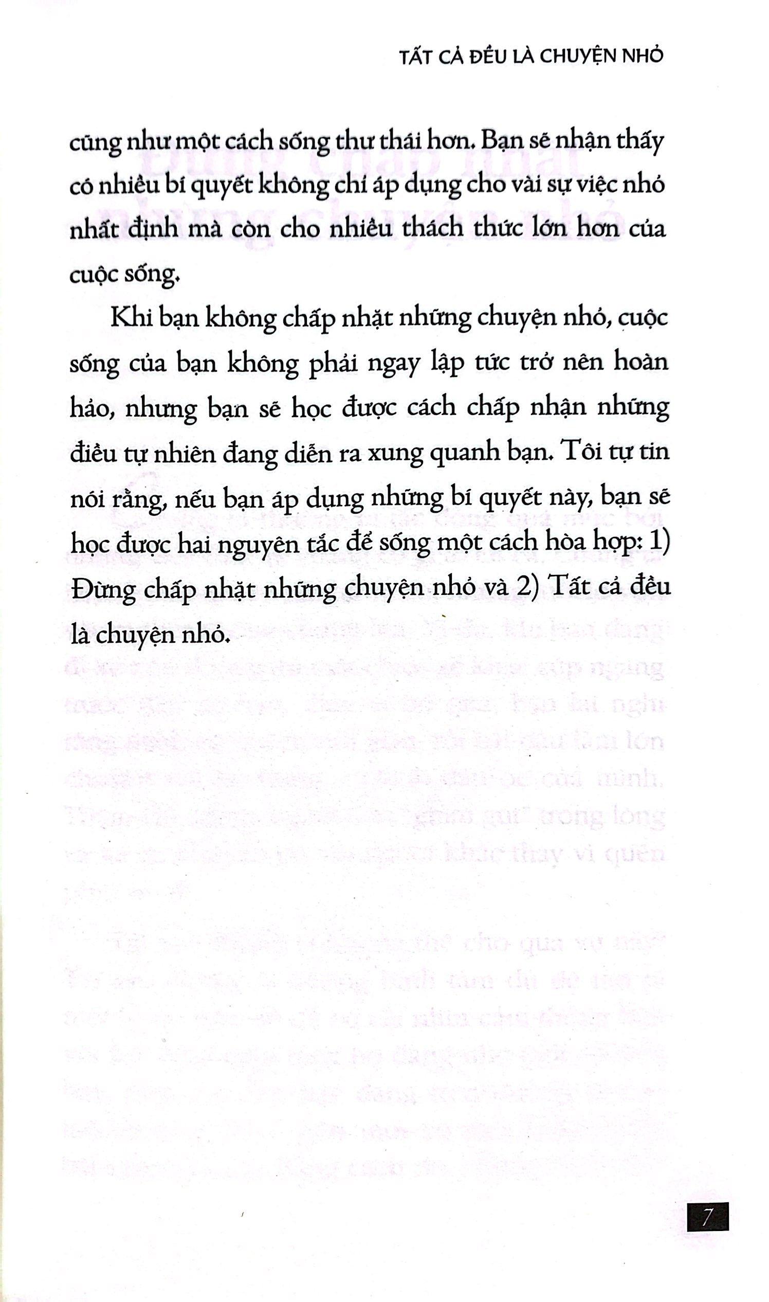 Tất Cả Đều Là Chuyện Nhỏ (Khổ Lớn) (Tái Bản 2021)