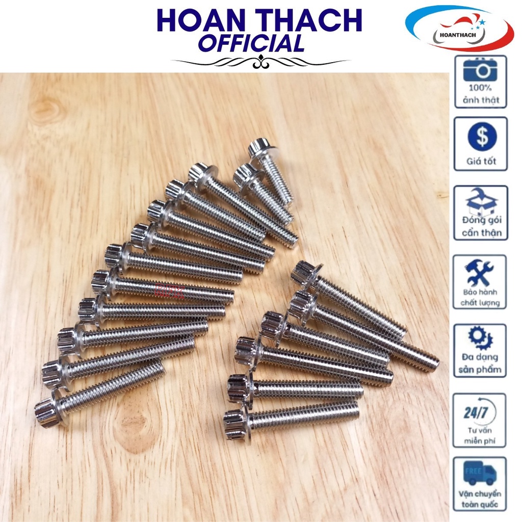 Bộ ốc lốc máy salaya gắn cho xe máy wave 2017 ( 18 con ) HOANTHACH SP016528