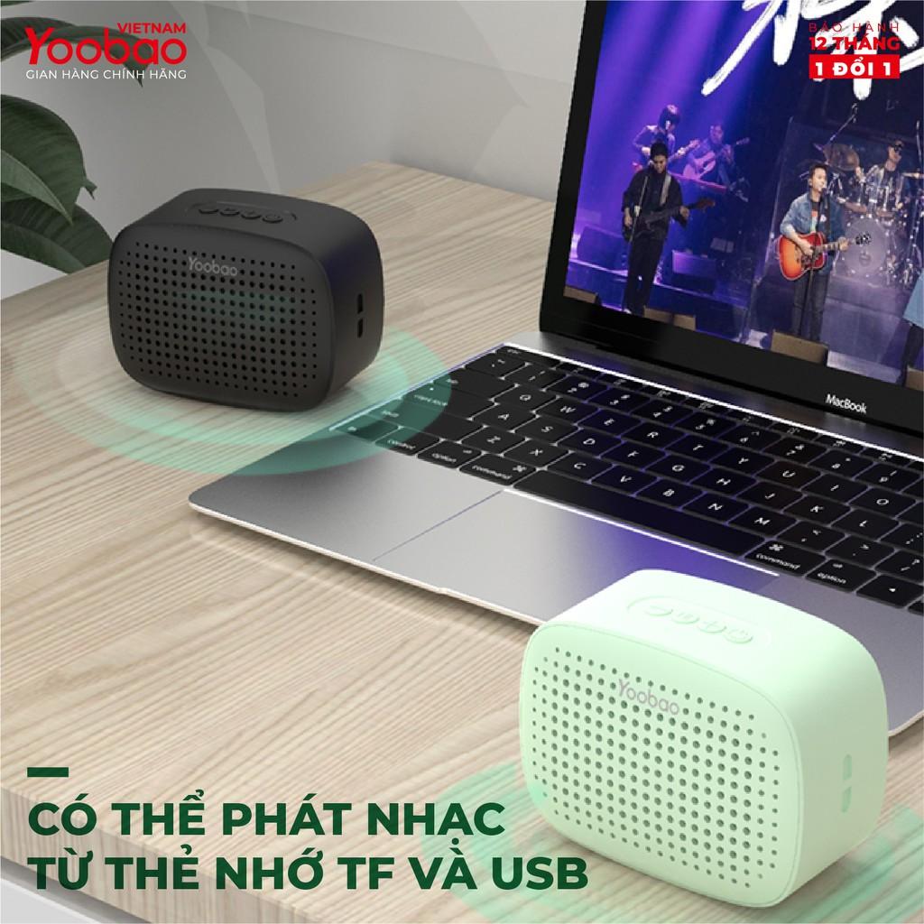 Loa Bluetooth 5.0 Yoobao M2 Hỗ trợ ghép đôi TWS Công suất 3W - Hàng nhập khẩu