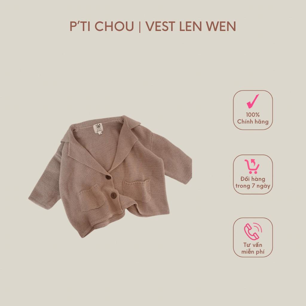 Áo Vest len Wen thiết kế bởi P'ti Chou