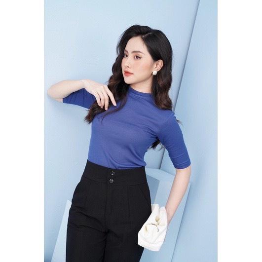 Quần Baggy công sở 2 KHUY cạp cao chất tuyết mưa đẹp