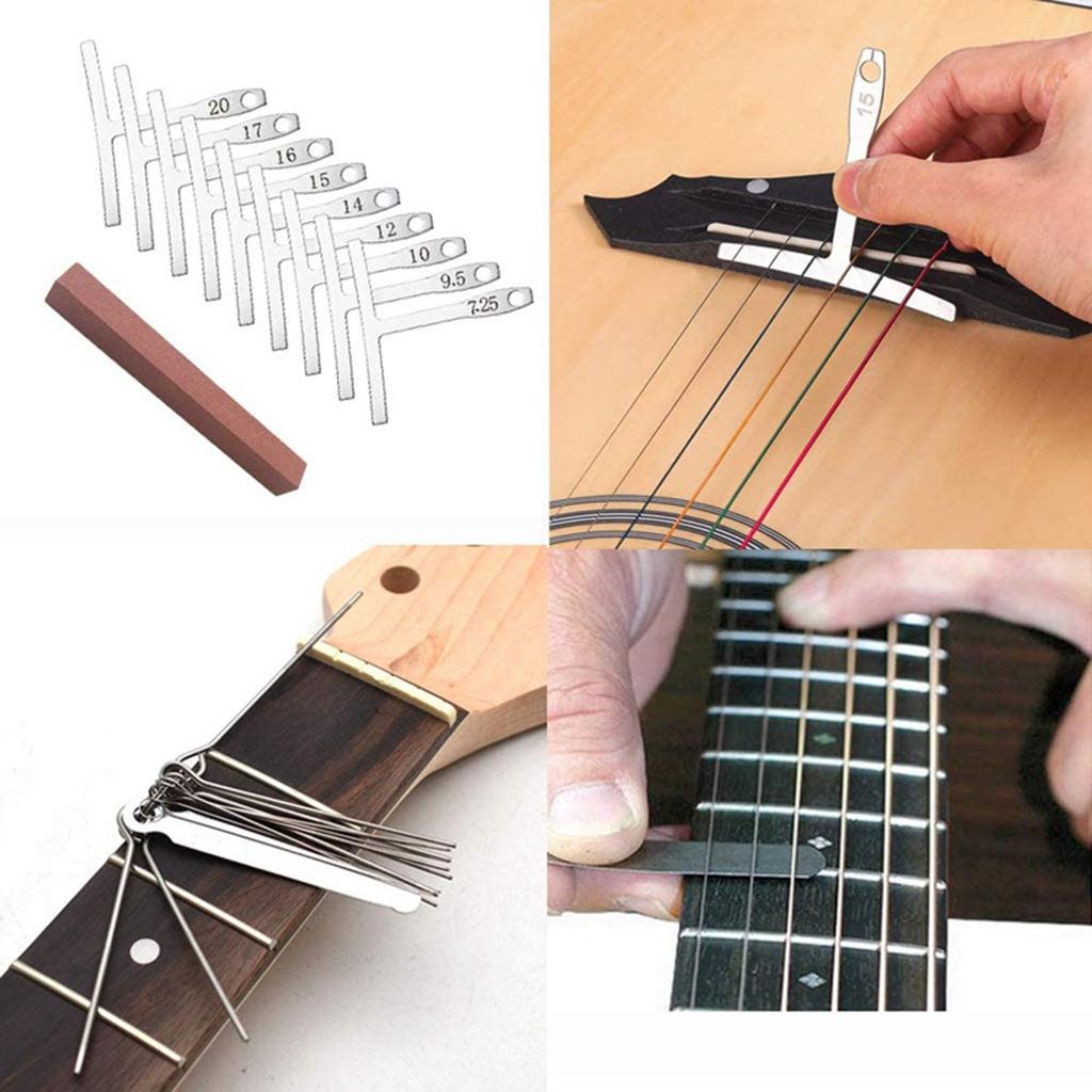 1set Compact Guitar Repair Tools Kit Maintenance Tool Kit Maintenance Set