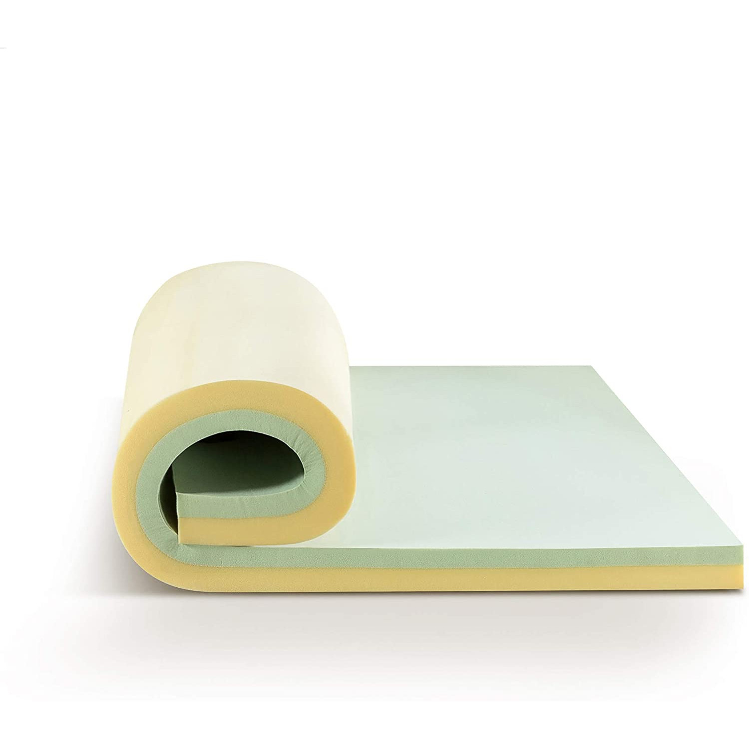 Topper Tấm Tiện Nghi Trà Xanh Gel Mát Làm Mềm Nệm Cao Cấp Zinus - Green Tea Memory Foam 160*200*7.5cm