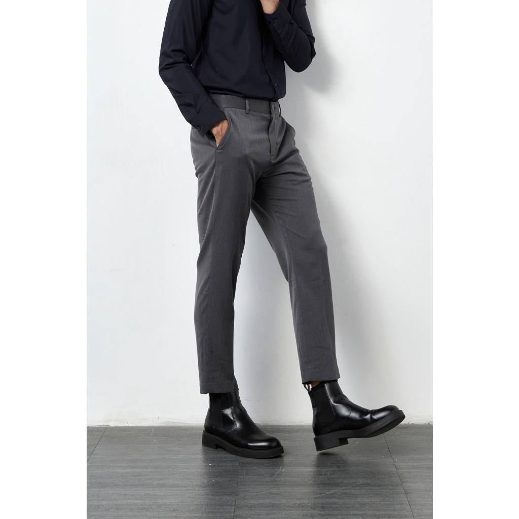 Quần Vải Nam Form Slim Crop vải mềm - 10F21PFO002CR1 | LASTORE MENSWEAR