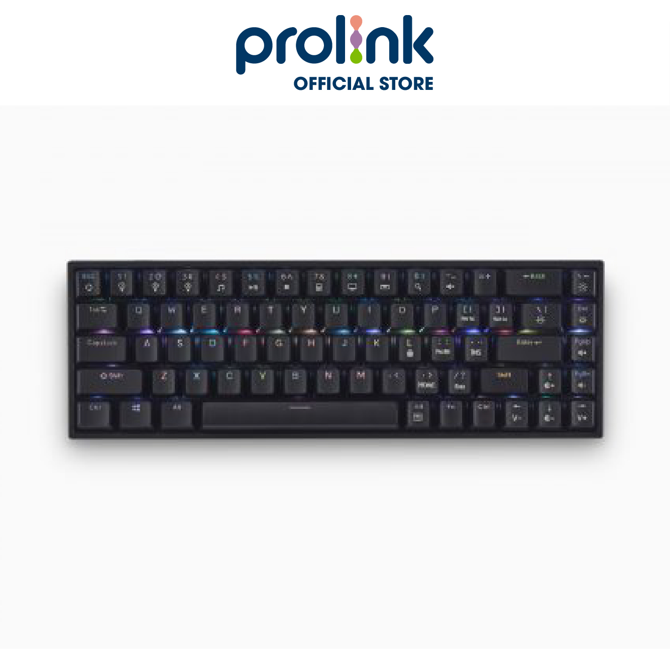 Bàn phím cơ PROLiNK GK6002M (Blue Switch), LED RGB 16 triệu màu, Full N-Key Rollover, Anti Ghosting cho tuyển thủ Esport - Hàng Chính Hãng