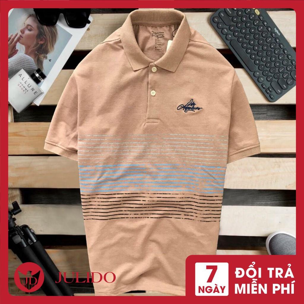 Áo polo nam cổ trụ phối 3 màu thun cao cấp from chuẩn thiết kế phong cách sang trọng