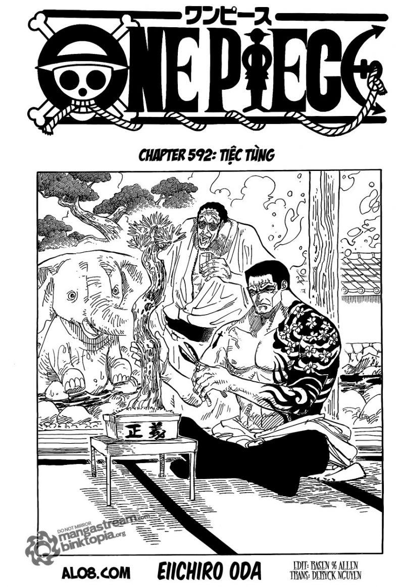 đảo hải tặc - one piece chapter 592 1