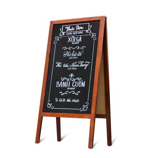 Bảng menu 2 mặt đứng Romana - kích thước 60x120cm