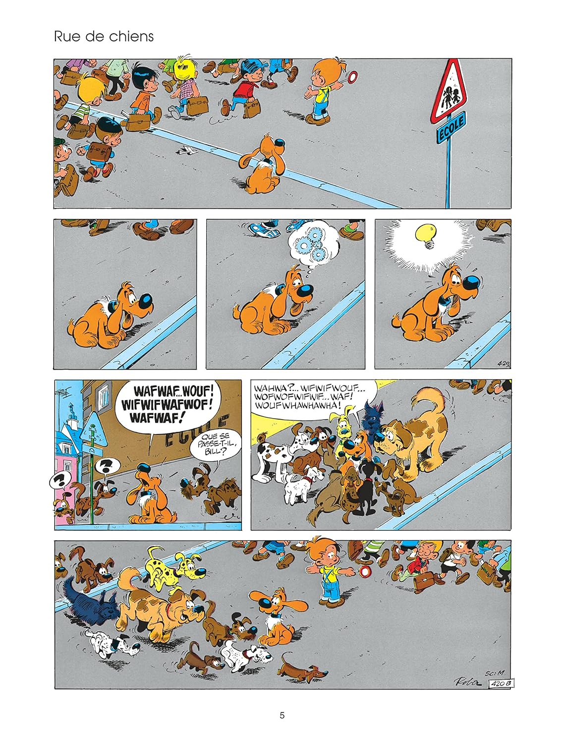 Truyện tranh tiếng Pháp - Boule &amp; Bill - Tome 11 - Bill De Match