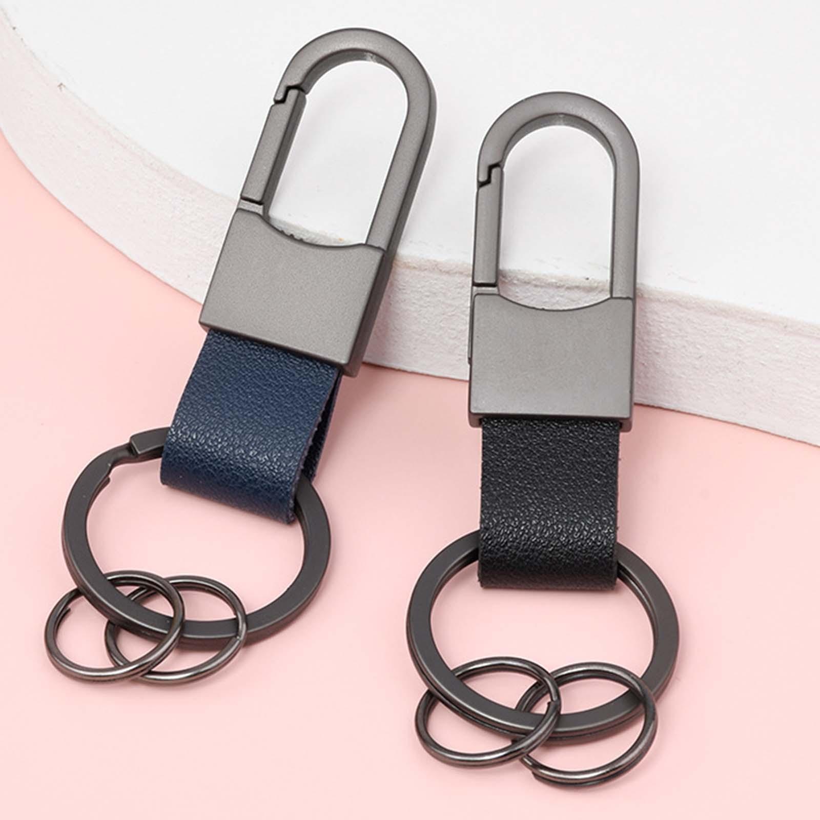 Car Fob Key Keychain Holder Universal Heavy Duty Blue