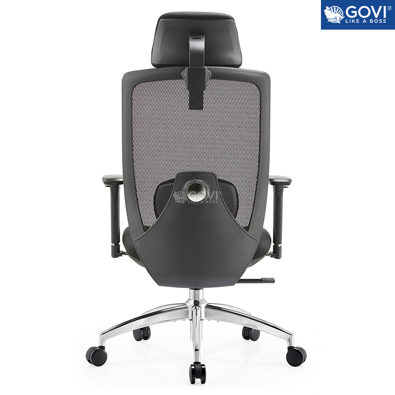Ghế công thái học Ergonomic GOVI Como C610A - Tay ghế 3D, đệm mút đàn hồi tốt, lưng lưới thoáng mát, thiết kế trẻ trung