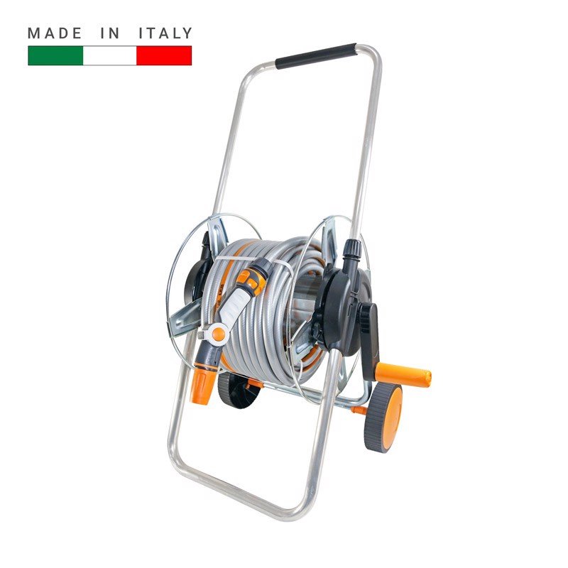 BỘ XE CUỘN ỐNG NƯỚC TƯỚI CÂY 25 MÉT GF5789 - Ý