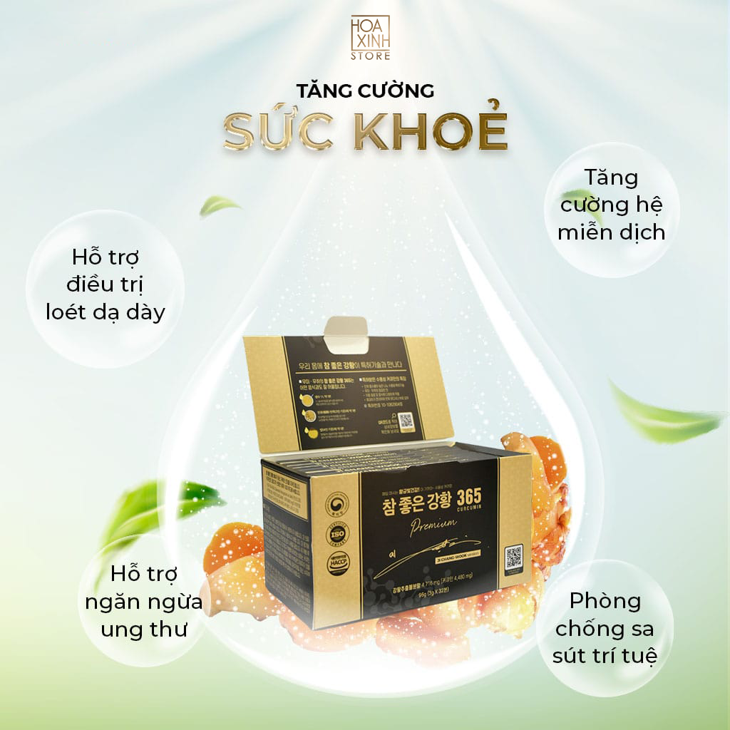[Ji Chang Wook Version] Tinh chất Nano Curcumin 365 Premium Hàn Quốc
