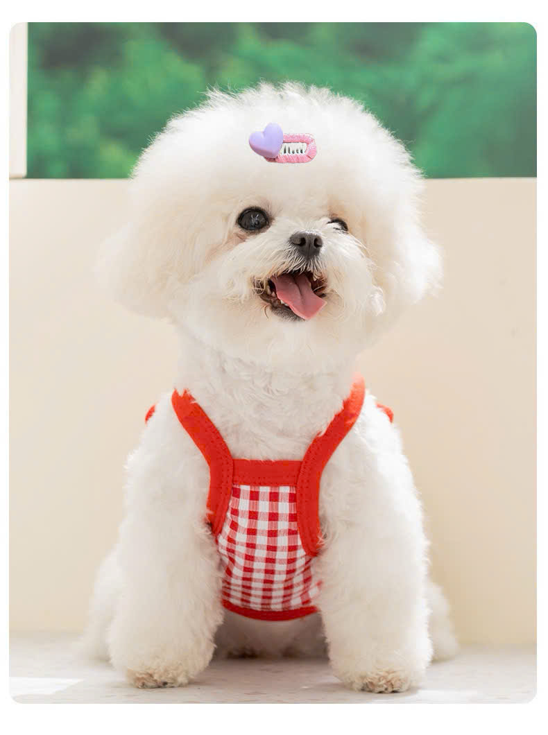 NƠ KẸP TÓC BUỘC TÓC CÀI TÓC TRÁI TIM THỜI TRANG DỄ THƯƠNG MÃ 36 CHO THÚ CƯNG CHÓ MÈO