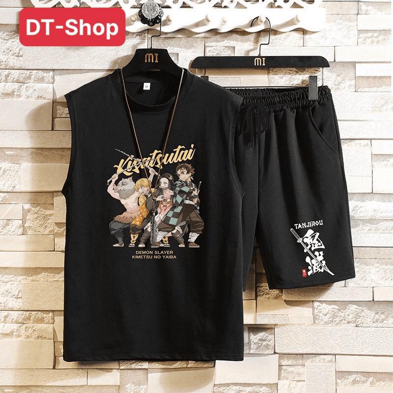 Đồ Bộ Nam KISATSUTAI Sát Nách FREESHIP Bộ Thể Thao Nam Mặc nhà ngủ siêu mát mùa hè phong cách trẻ trung DT-Shop - Hàng