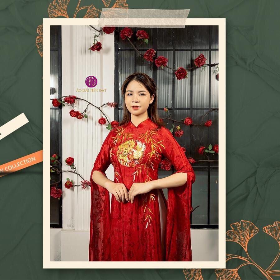 Áo dài cho cô dâu ngày cưới