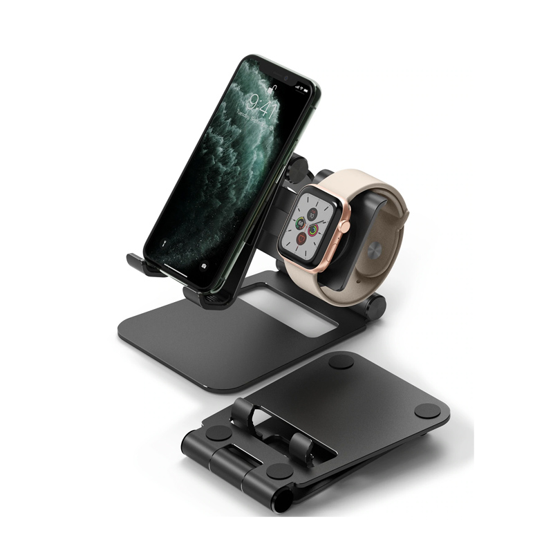 Giá đỡ 2 in 1 RINGKE Super Folding Stand dành cho Apple Watch - Hàng Chính Hãng