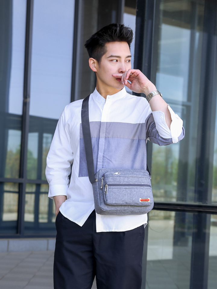 Túi đeo chéo nam,nữ vải Oxford thời trang chống thấm nước size 26cm TUI-98