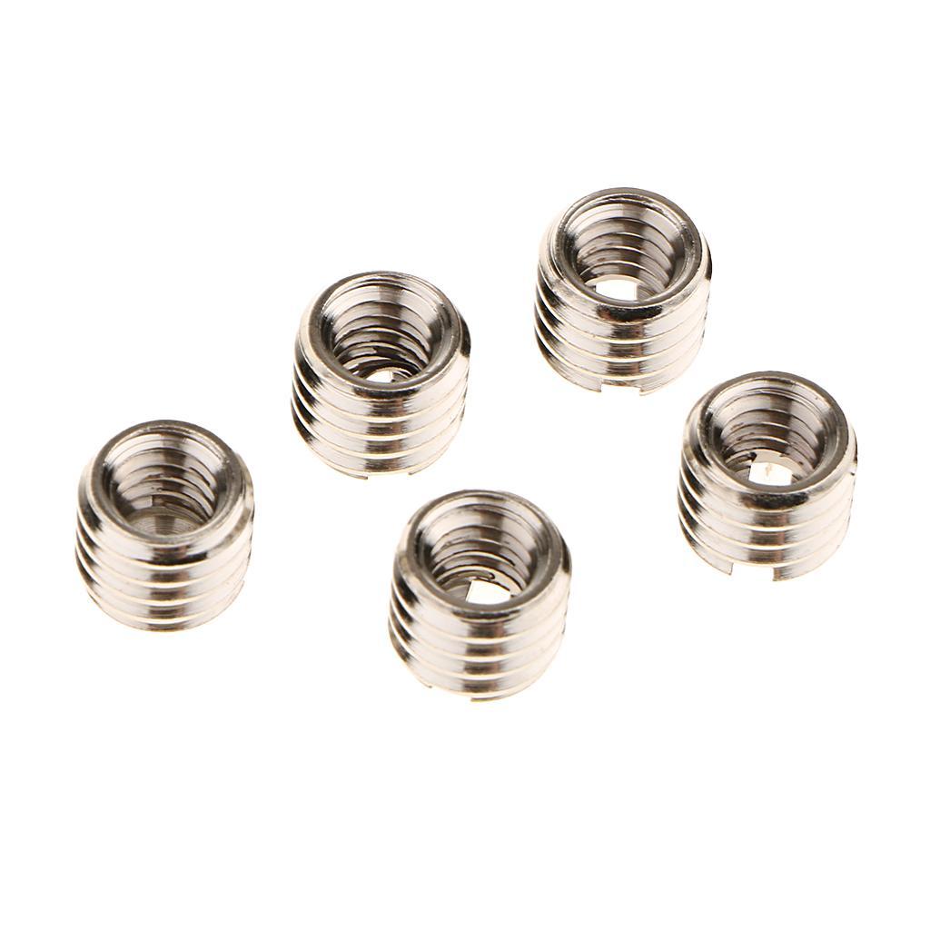 5x 1/4" to 3/8" Convert Screw Thread Adapter Tripod Mounting Monopod Camera