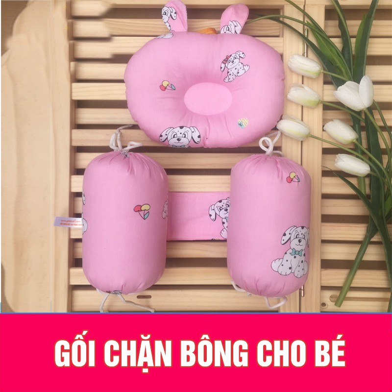 Bộ gối chặn bông bé trai-màu ngẫu nhiên