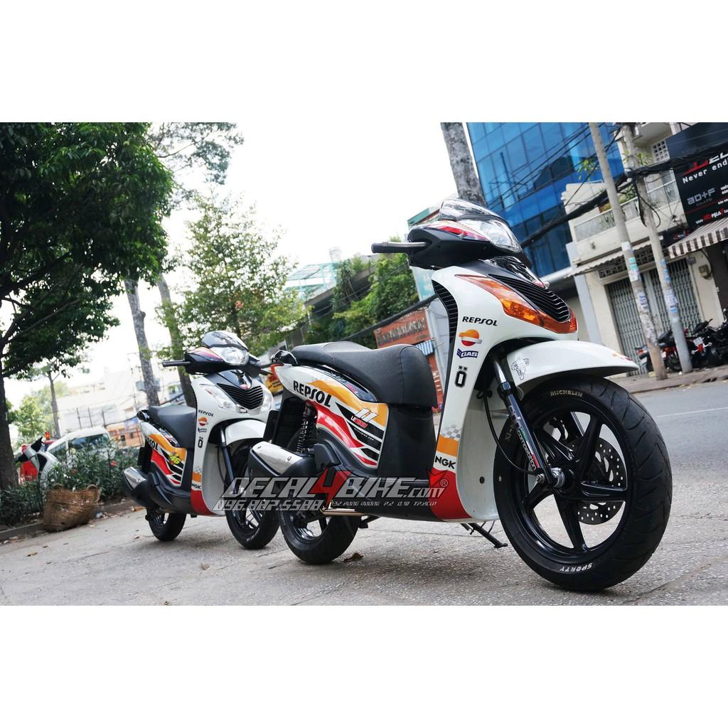 Tem trùm xe dành cho SH 2011 Repsol