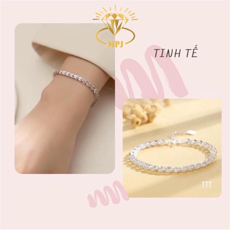 Lắc Tay Đuôi Phụng ,Vòng tay nữ Bạc Ta -Bạc Npj