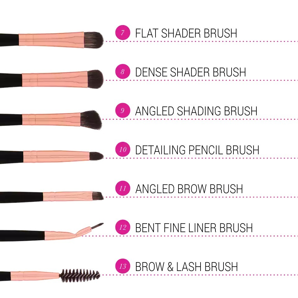 Bộ Cọ Trang Điểm BH Cosmetics BH Signature Rose Gold Brush Set 13 Piece