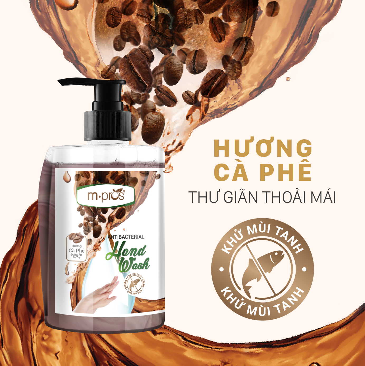 Nước Rửa Tay Diệt Khuẩn - Cà Phê