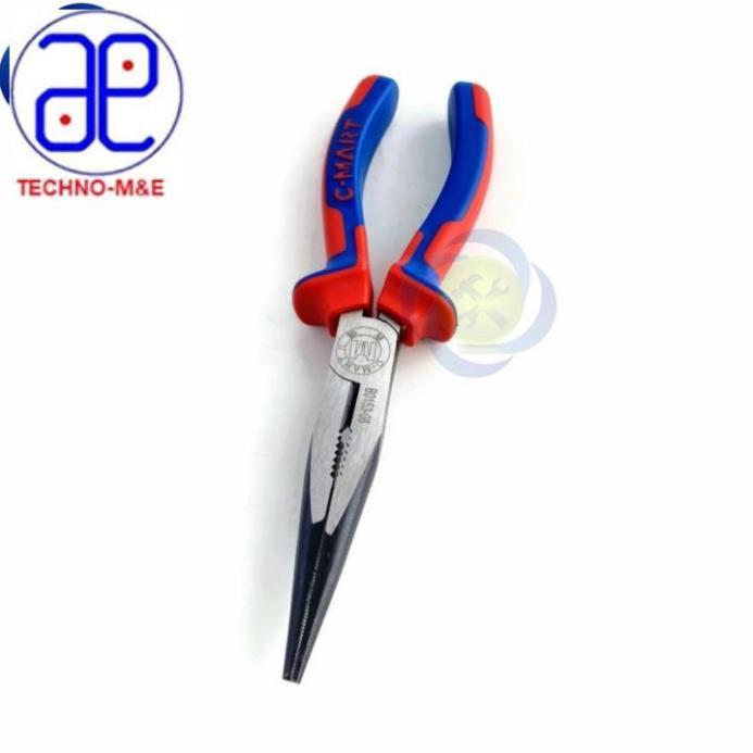 Kìm nhọn cán xanh đỏ B0153-8 200mm 8inch