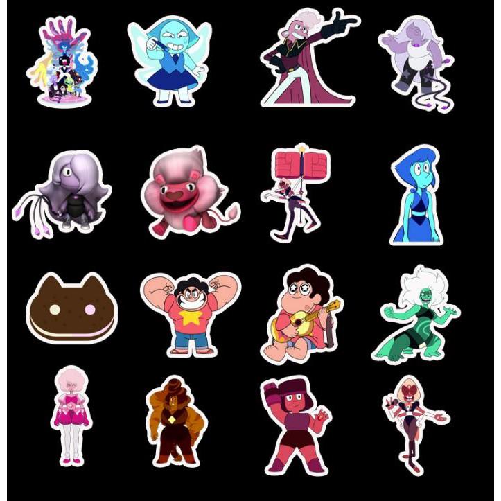 Sticker dán cao cấp Steven Universe Cartoon Cực COOL ms#101