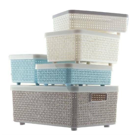 Rổ nhựa đựng đồ hình chữ nhật Size nhỏ - Thái lan