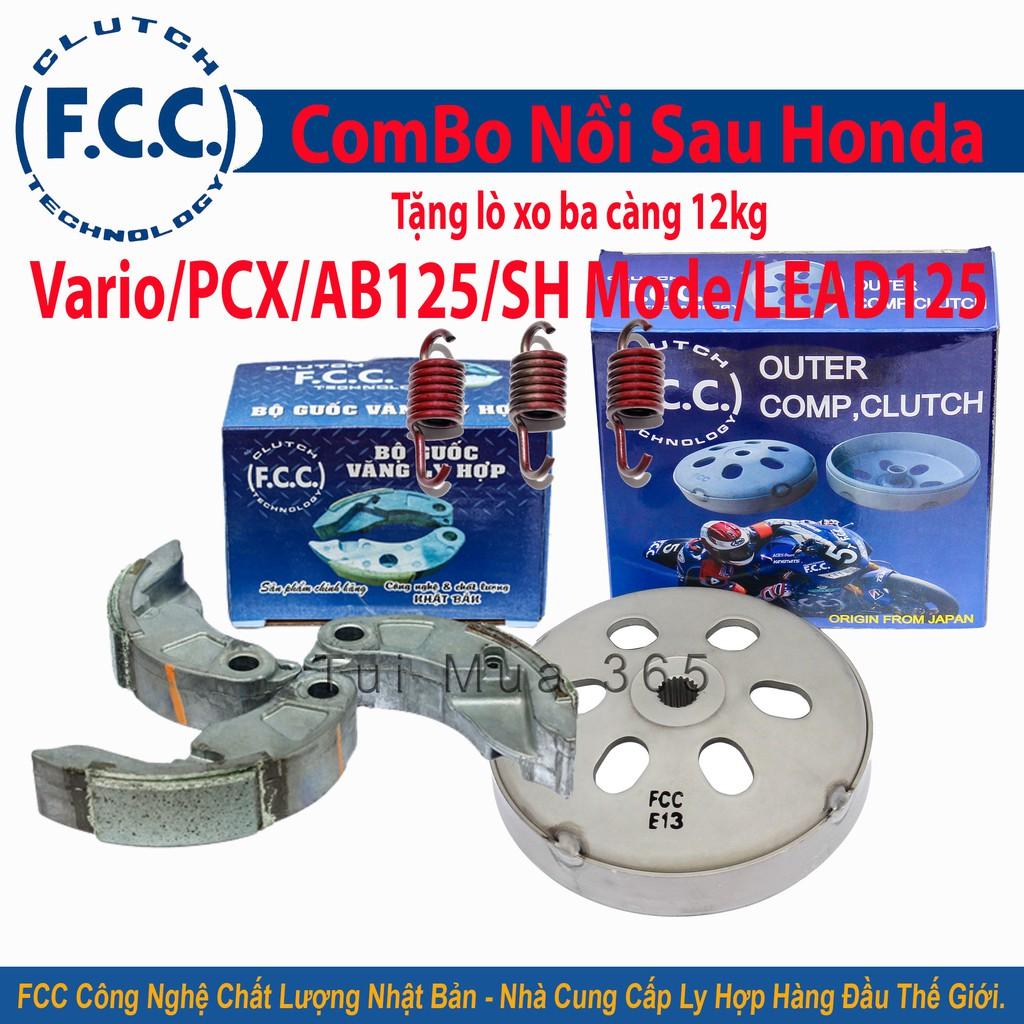 Combo Nồi Sau FCC Honda Vario, PCX, AirBlade 125, SH Mode, LEAD 125cc