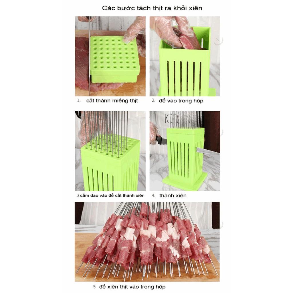 Máy xiên thịt tại nhà ABS BBQ full set
