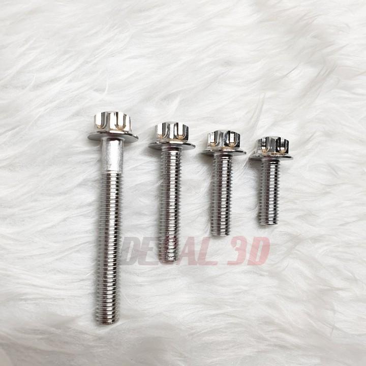 ỐC SALAYA INOX ĐẦU VƯƠNG MIỆNG 8 LY NHIỀU SIZE MẪU MỚI