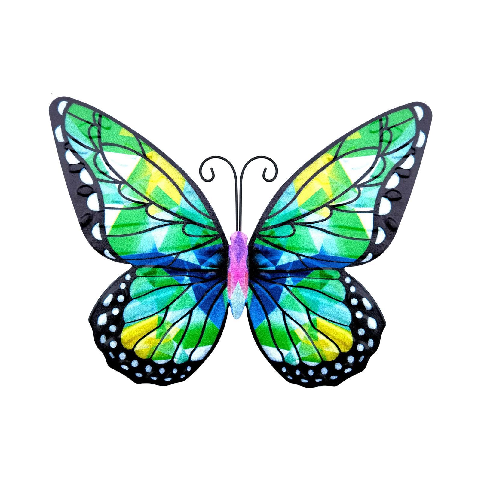 Metal butterflies Wall Decor metal butterflies Sculptures for Fence Yard Balcony