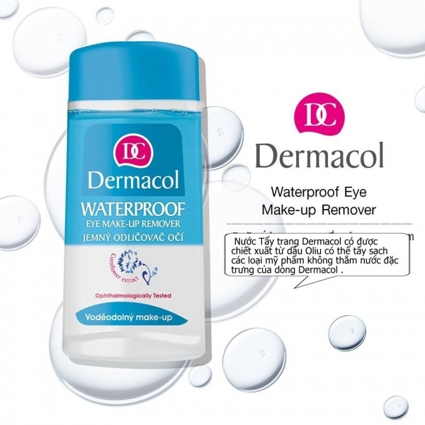 Nước Tẩy Trang DERMACOL WATERPROOF EYE MAKE-UP REMOVER