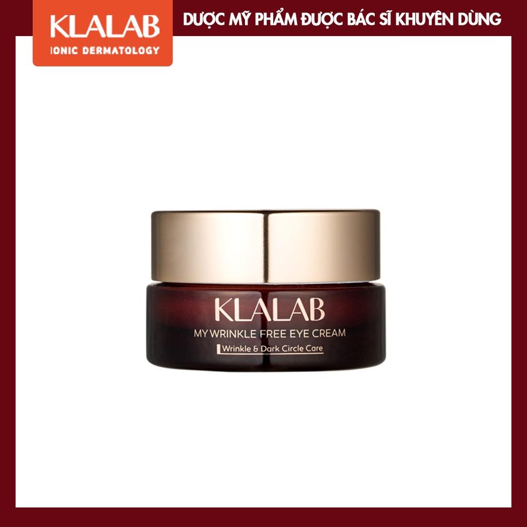 Kem dưỡng da vùng mắt KLALAB Wrinkle Free Eyes Cream cải thiện nếp nhăn &amp; làm sáng mịn da 20 gr