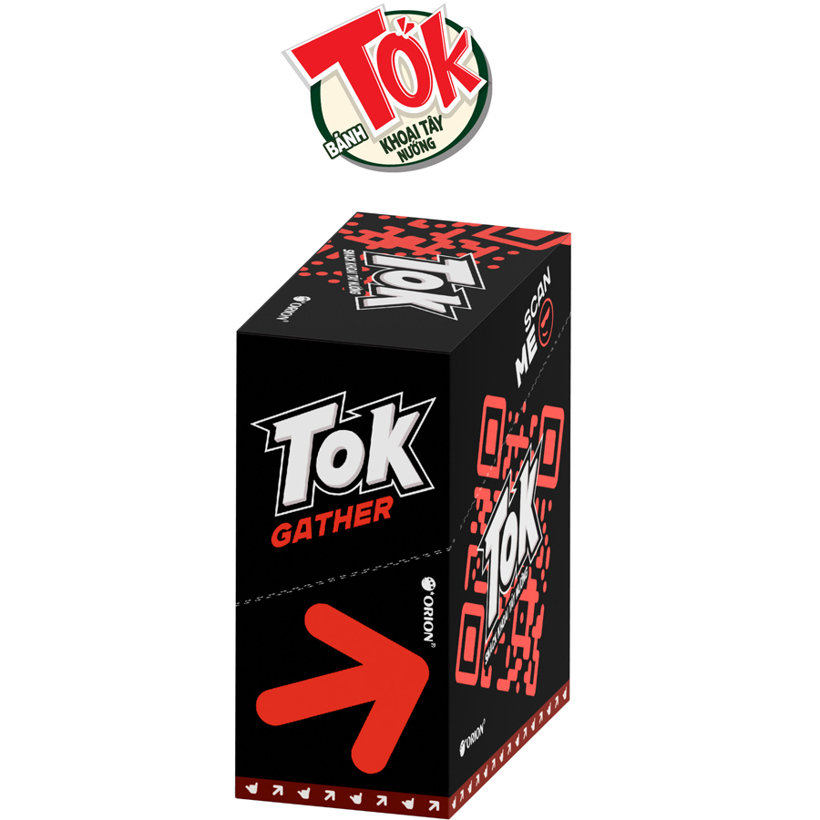 Snack Khoai Tây Nướng Tok (Hộp 10 Gói x 36,5g)