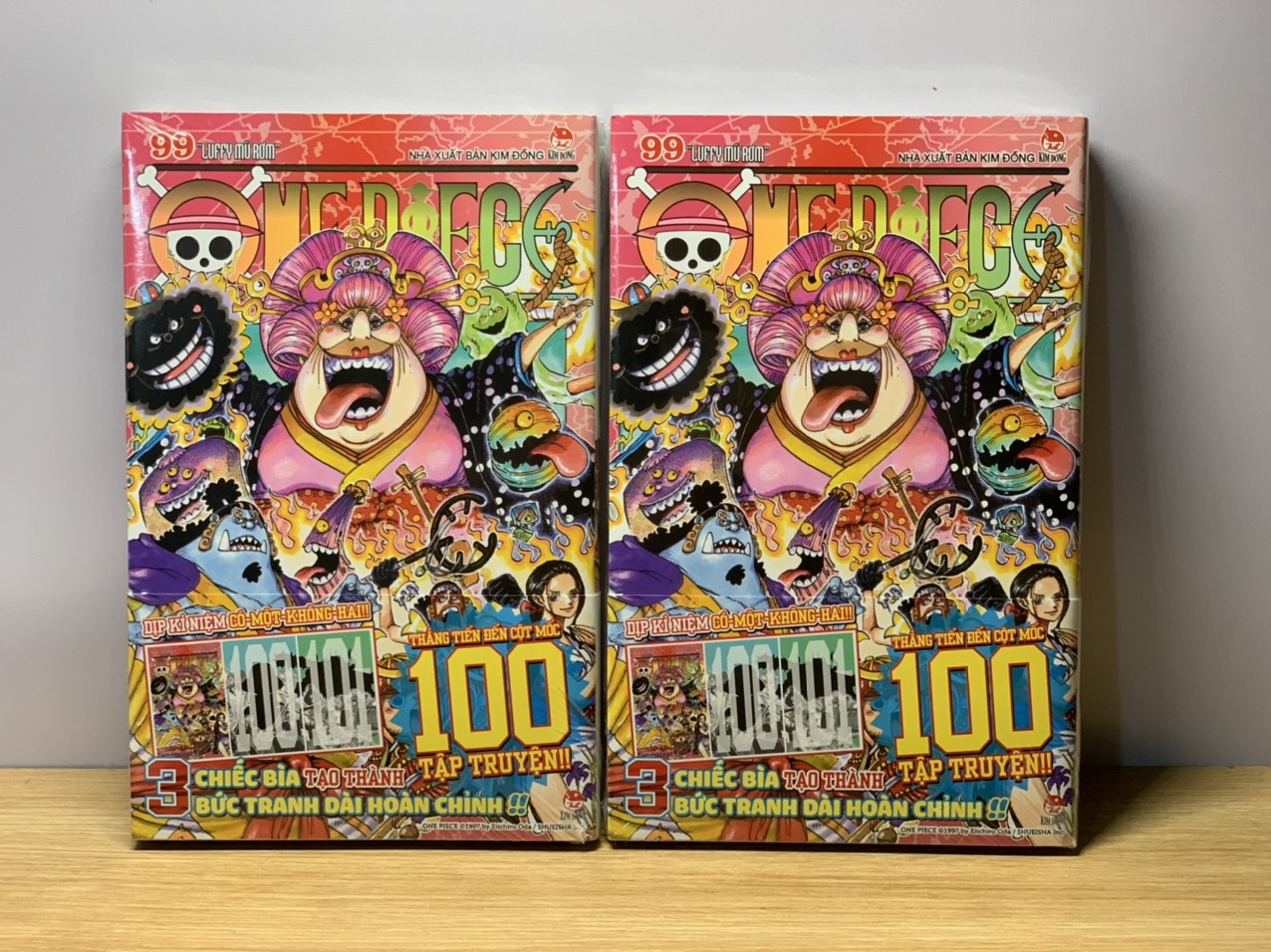 One Piece 99 bìa rời (kèm obi, postcard kỉ niệm)