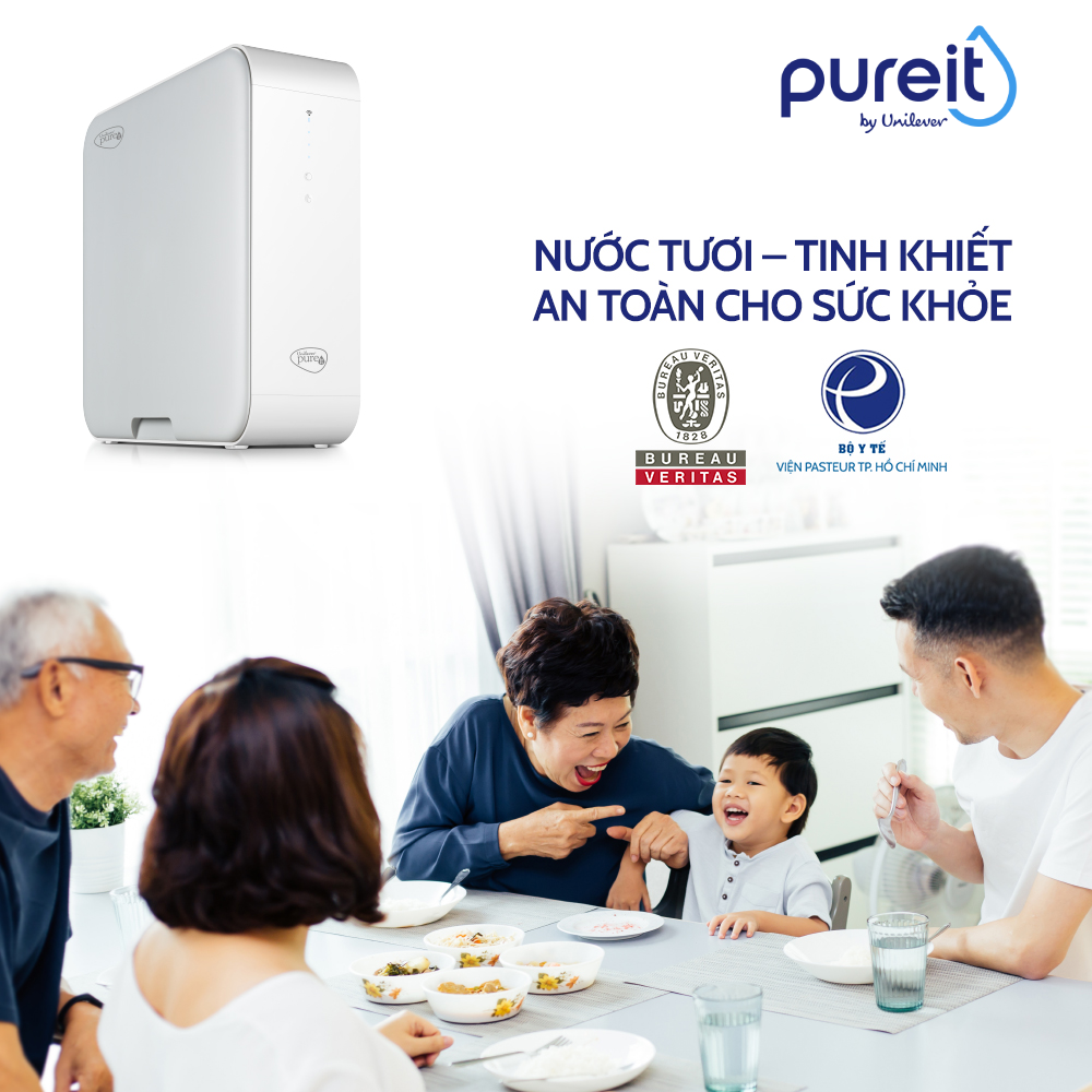 Máy lọc nước Pureit Delica Âm tủ bếp RO 11,000L UR5440 ,Hàng chính hãng