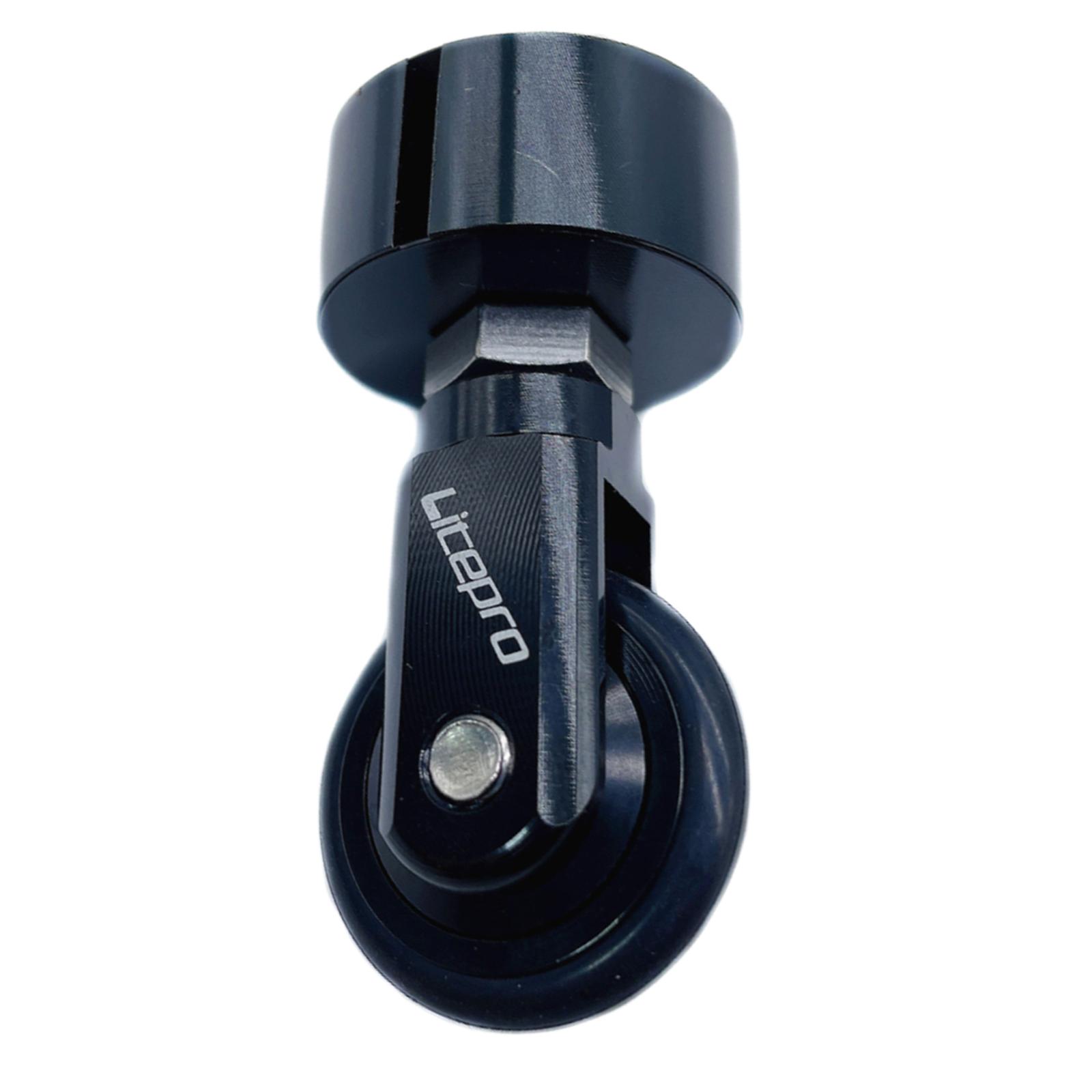 Alloy Folding Bike Easy Wheel 33.9mm Seatpost Mounted EZ Wheel Roller