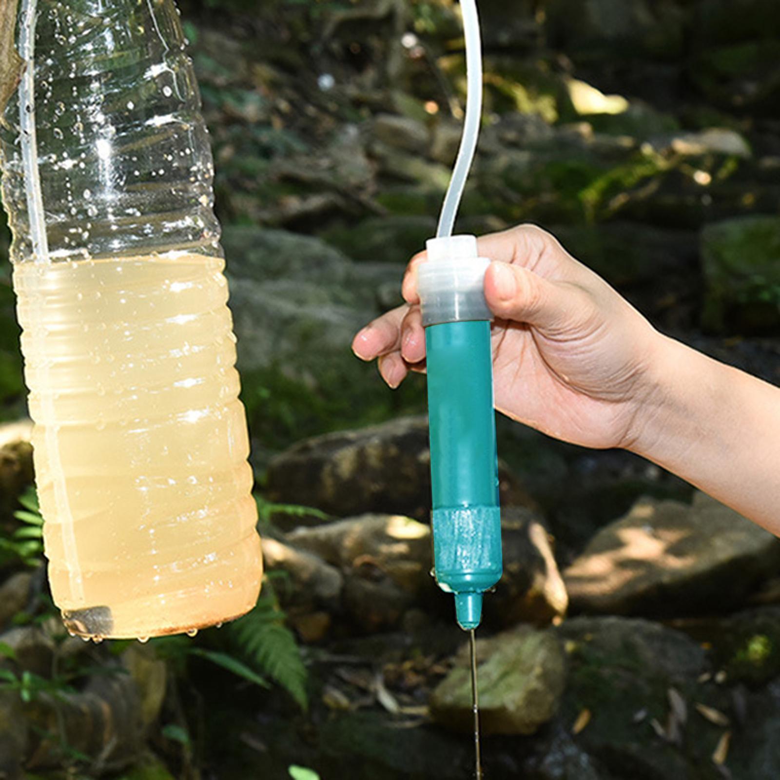 Personal Survival Straw Water Filter 4000L for Travel Backpacking Fishing