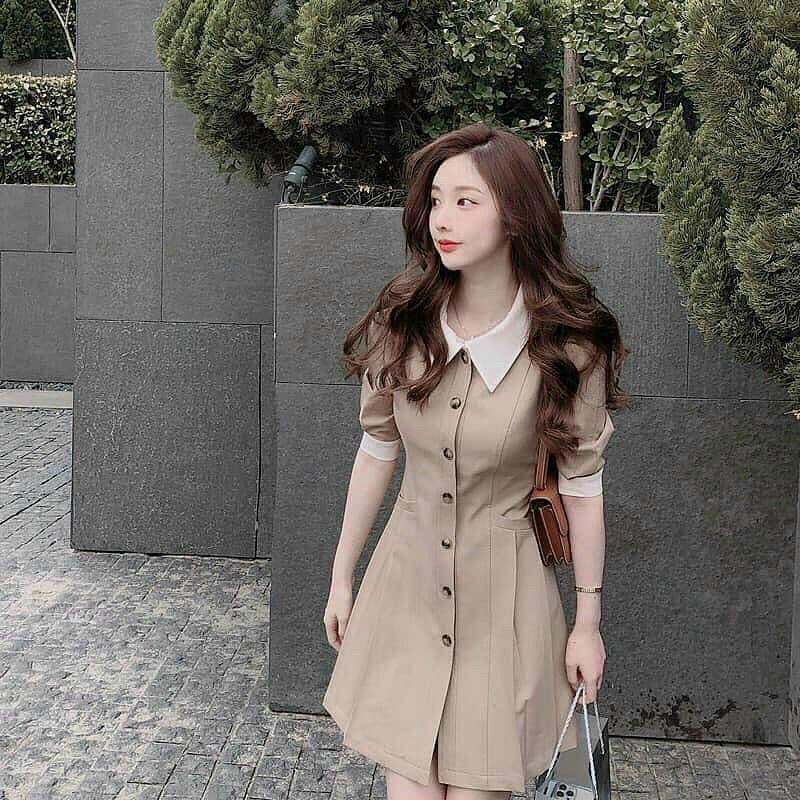 ĐẦM SOMI PHỐI MÀU XINH 10642