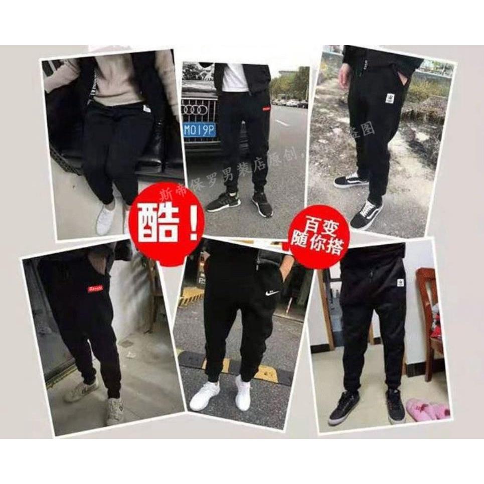 Quần jogger nam size màu đen lớn M-4XL