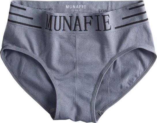 Bộ 4 quần lót nam Munafie hàng dệt kim cao cấp (Có túi zip) - Quần sịp tam giác- WS17