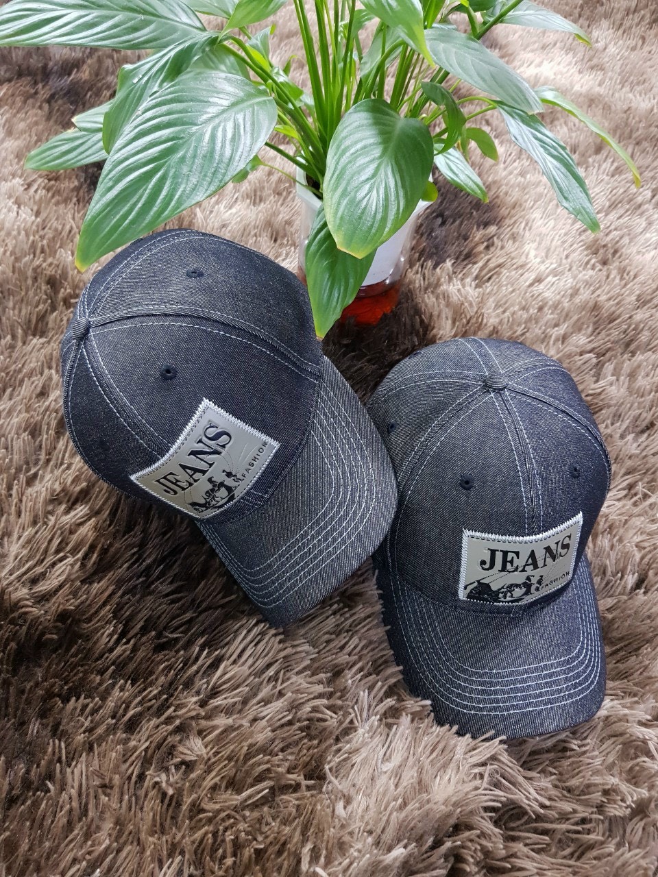 Nón kết, mũ lưỡi trai nam nữ vải Jeans cao cấp Form chuẩn đẹp