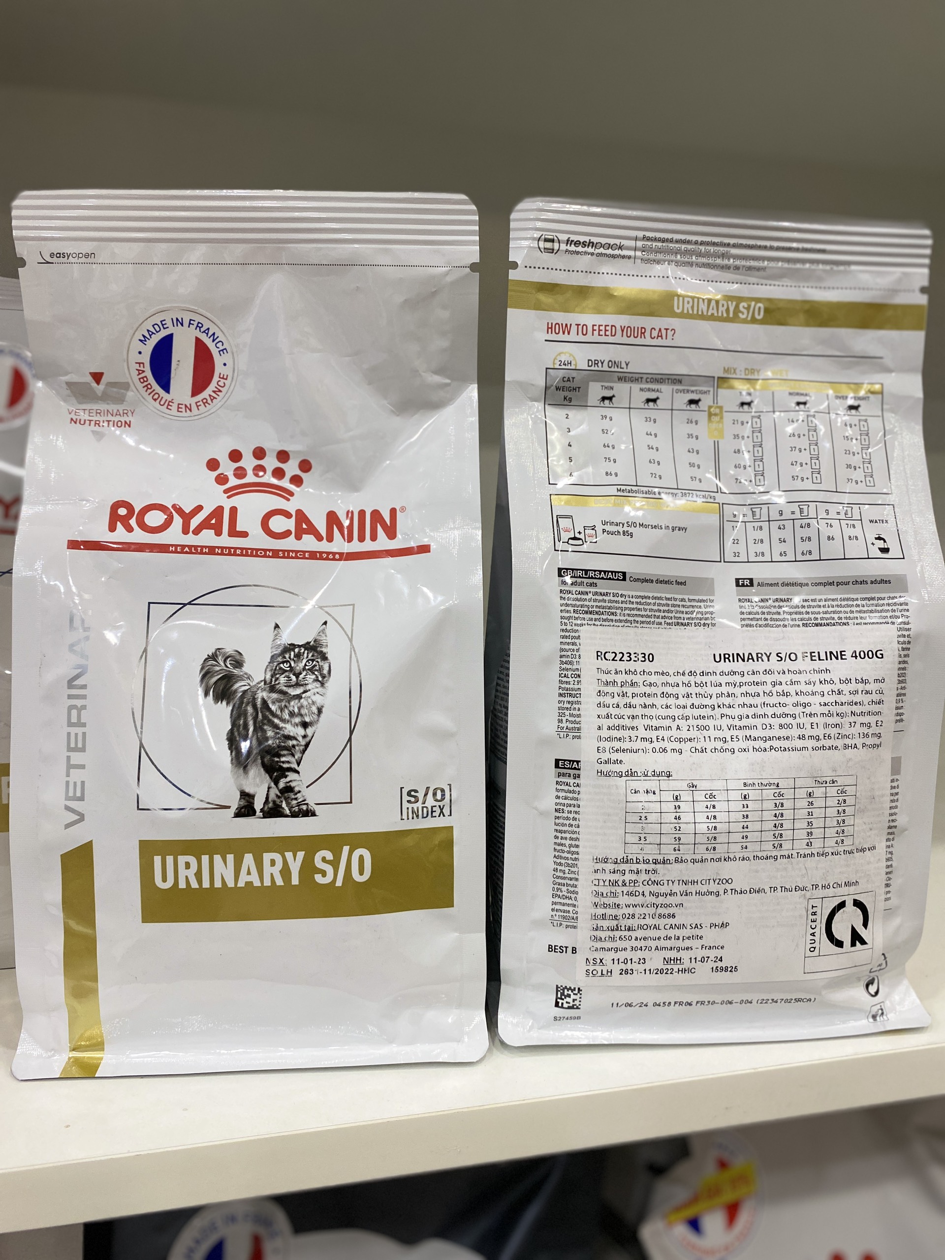 Royal Canin Hạt cho Mèo SỎI THẬN URINARY S/O